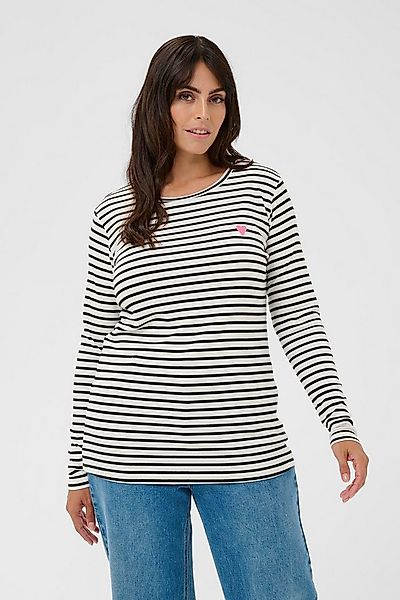 KAFFE Curve Langarmbluse Langarm-Shirt KClia Große Größen günstig online kaufen