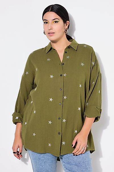 Studio Untold Hemdbluse Hemdbluse oversized Musselin günstig online kaufen