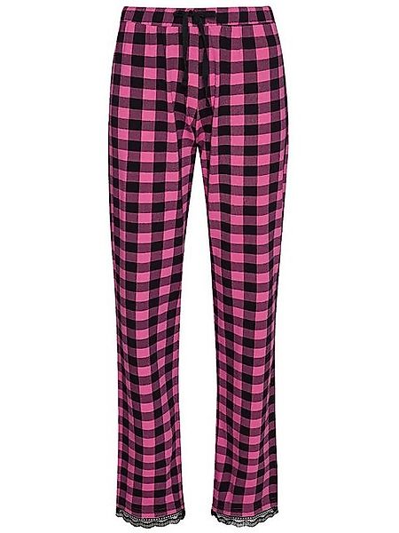 Pussy Deluxe Pink Checkered Damen Schlafhose schwarz/lightpink günstig online kaufen