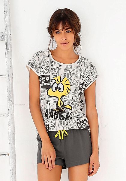 PEANUTS Shorty (2 tlg) mit Woodstock-Comicprint günstig online kaufen