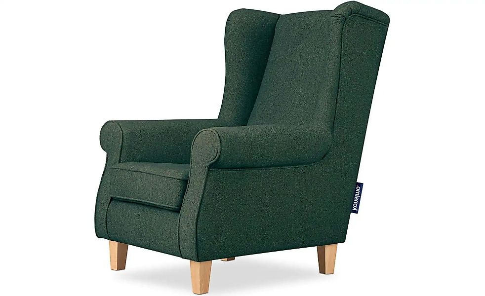 KONSIMO Ohrensessel  Miles ¦ blau ¦ Maße (cm): B: 82 H: 105 Polstermöbel > günstig online kaufen