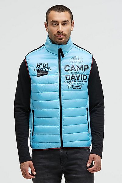 CAMP DAVID Steppweste mit Windfangleiste günstig online kaufen