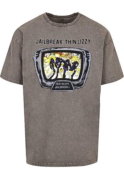 Merchcode T-Shirt Merchcode Herren Thin Lizzy - Jailbreak Acid Washed Overs günstig online kaufen