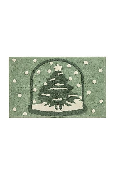 Next Badematte Weihnachtliche Schneekugel-Badematte aus Baumwolle, günstig online kaufen