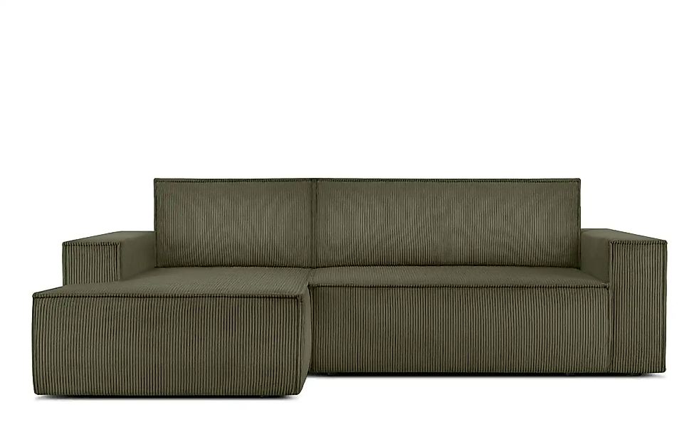 KONSIMO Ecksofa   ¦ grün ¦ Maße (cm): B: 262 H: 88 Polstermöbel > Sofas > E günstig online kaufen
