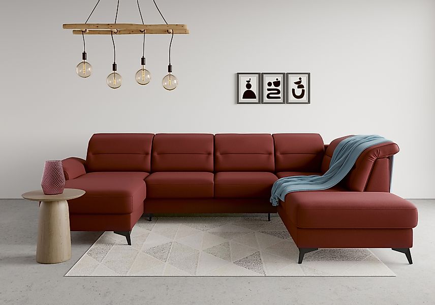 sit&more Wohnlandschaft »Sinatra U-Form«, optional mit Kopfteilverstellung günstig online kaufen