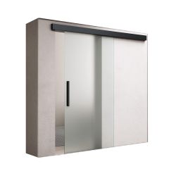 doporro Glasschiebetür Design komplettset mit ESG-Sicherheitsglas günstig online kaufen