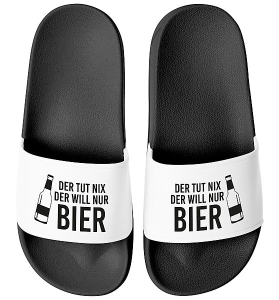 MoonWorks Badeschlappen Spruch Lustig Der tut günstig online kaufen