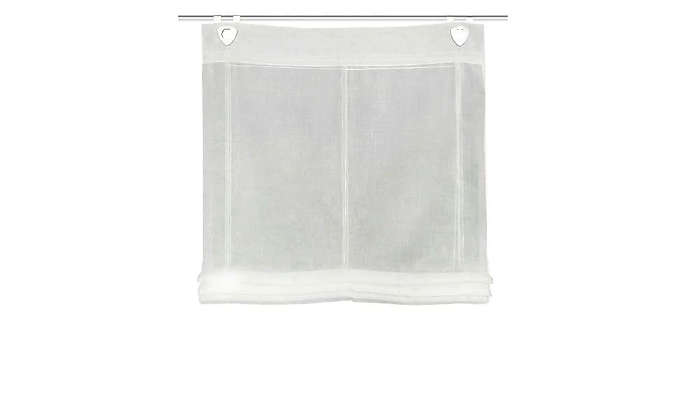 HOME Wohnideen Raffrollo   ¦ weiß ¦ Synthetische Materialien ¦ Maße (cm): B günstig online kaufen