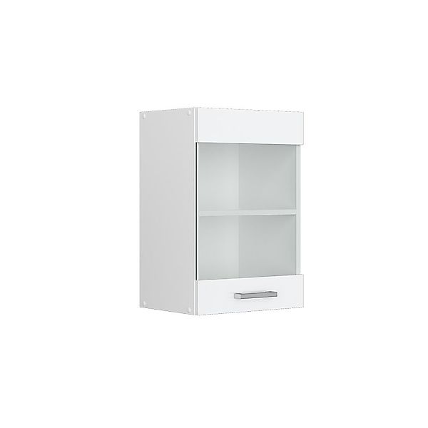Vicco Glashängeschrank R-Line, Weiß Hochglanz/Weiß, 40 günstig online kaufen