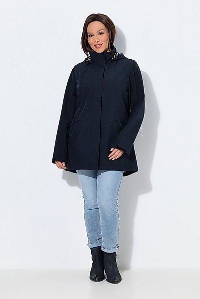 Ulla Popken Softshelljacke HYPRAR Softshelljacke A-Linie wasserdicht Kapuze günstig online kaufen