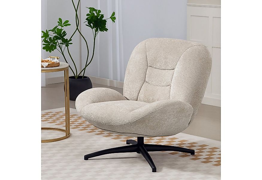 HOMCOM Relaxsessel mit Breiter Sitzfläche, Integrierter Armlehne, dicker Po günstig online kaufen