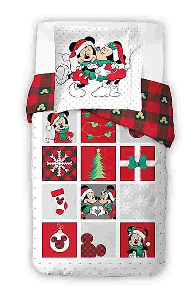Disney Bettwäsche Mickey and Friends Weihnachtsbettwäsche günstig online kaufen