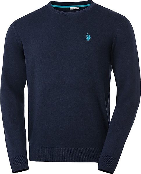 US Polo Assn. Rundhalspullover Besonders hautfreundlich dank 100% Baumwolle günstig online kaufen