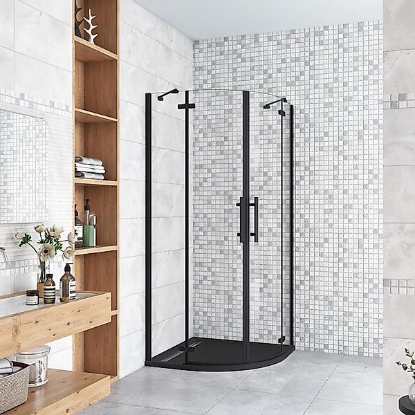 duschspa Runddusche 195cm 6mm Duschkabine Viertelkreis günstig online kaufen
