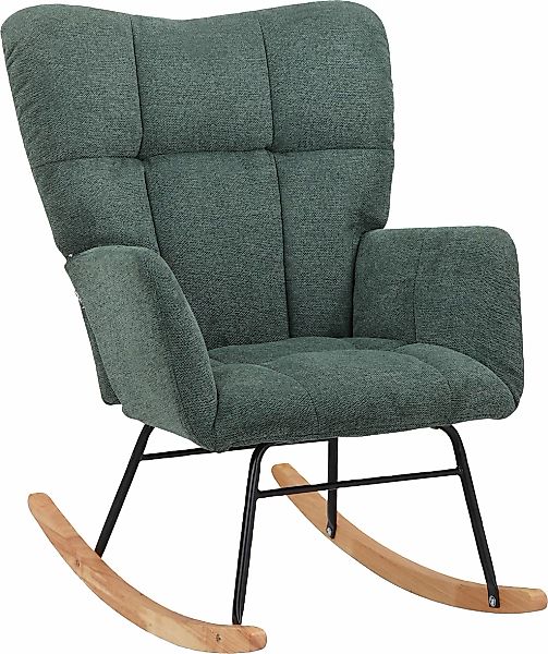 Home affaire Schaukelsessel "Anika, Ohrensessel Wohnzimmer mit Funktion," 1 günstig online kaufen
