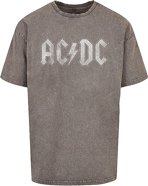 Merchcode T-Shirt ACDC Logo Acid Washed günstig online kaufen