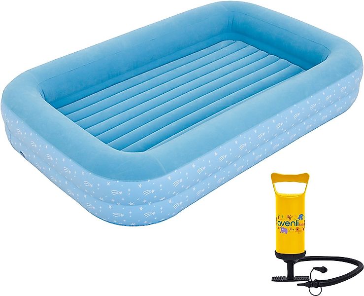 Avenli Luftbett Luftmatratze für Kinder blau mit Pumpe, (Reisebett blau, 1- günstig online kaufen