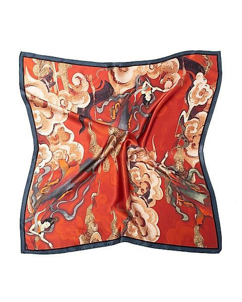 MayTree Seidentuch Seidentuch quadratisch 70x70, Fliegende Feen, (Stück), 1 günstig online kaufen