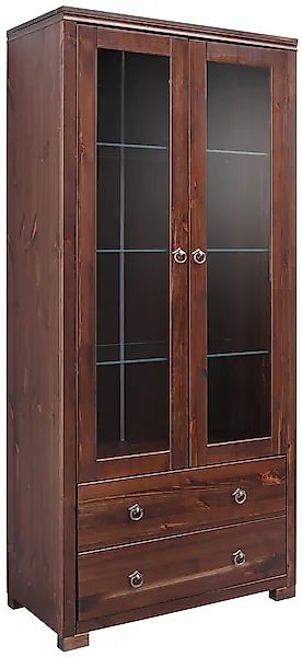 Home affaire Vitrine »Gotland«, Breite 80 cm, Höhe 178 cm, mit Glastüren, a günstig online kaufen