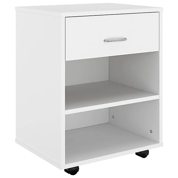 vidaXL Rollschrank Weiß 46x36x59 cm Holzwerkstoff günstig online kaufen