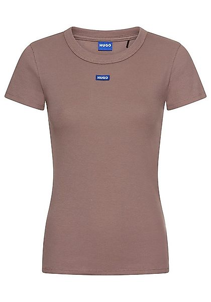 HUGO Blue T-Shirt Easy Tee mit HUGO Aufnäher günstig online kaufen