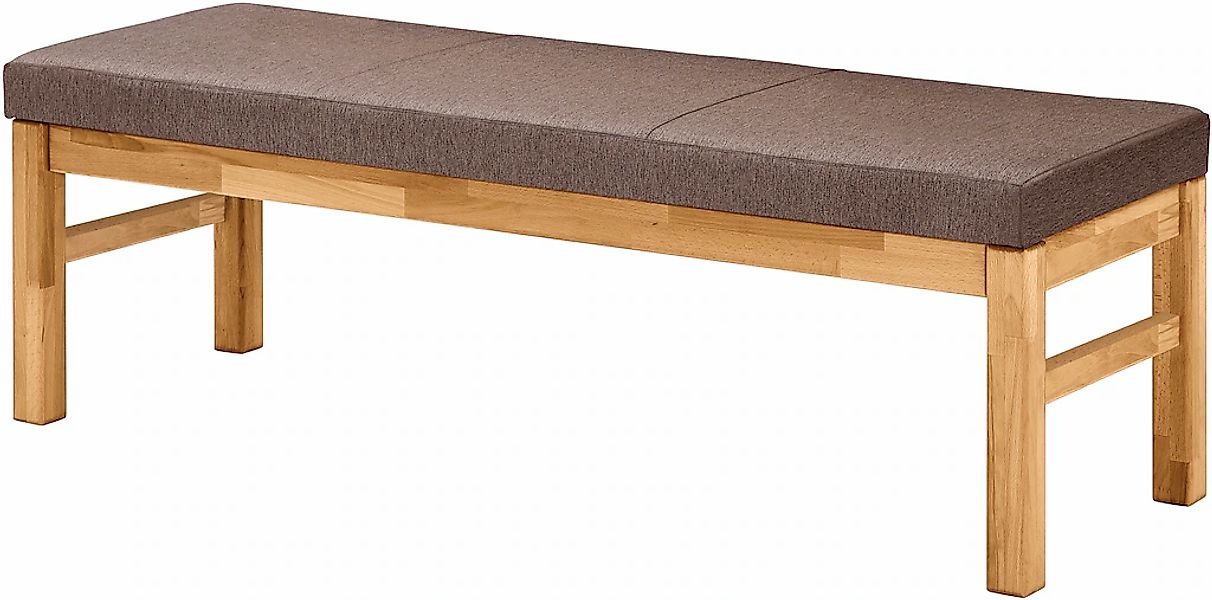 massivline&more Sitzbank "Lorenzo, Bankteil, Esszimmerbank, Küchenbank", (1 günstig online kaufen