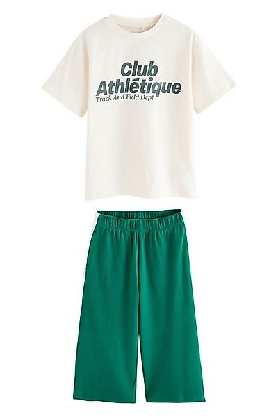 Next Top & Hose -Shirt und Jogginghose mit weitem Bein im Set (2-tlg) günstig online kaufen