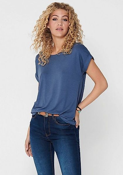 ONLY T-Shirt ONLMOSTER S/S O-NECK TOP NOOS JRS mit Aufschlag am Arm günstig online kaufen