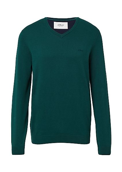 s.Oliver V-Ausschnitt-Pullover Pullover (1-tlg) V-Ausschnitt, langarm, günstig online kaufen
