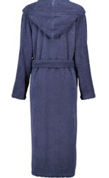 Cawö Home Damen Bademantel Kapuze 827 - Farbe: blau - 17 - L günstig online kaufen