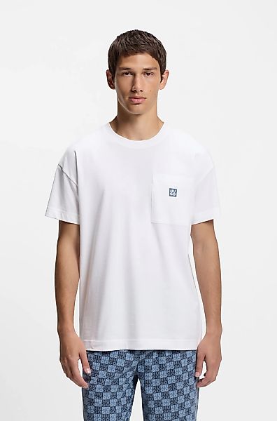 HUGO Underwear Pyjamaoberteil "Aaron" normale Passform, kleines Logo auf de günstig online kaufen