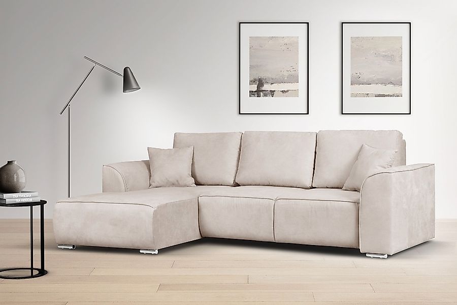 INOSIGN Ecksofa "BEATRICE optionale Schlafsofa mit Bettkasten, B/T/H: 265/1 günstig online kaufen