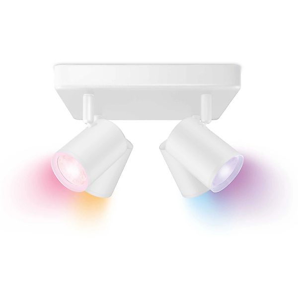 WIZ LED-Deckenleuchte Imageo 4er-Spot Tunable White & Color 1380,m Weiß günstig online kaufen