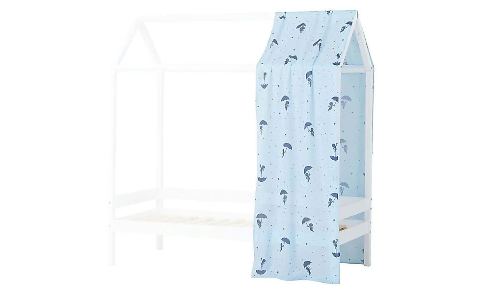 Hoppekids Hausbett-Vorhang 70x160 cm  Ole Lukoie ¦ blau ¦ Maße (cm): B: 73 günstig online kaufen