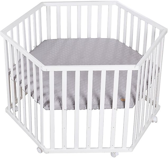 roba® Laufgitter Style weiß, 6-eckig, mit günstig online kaufen