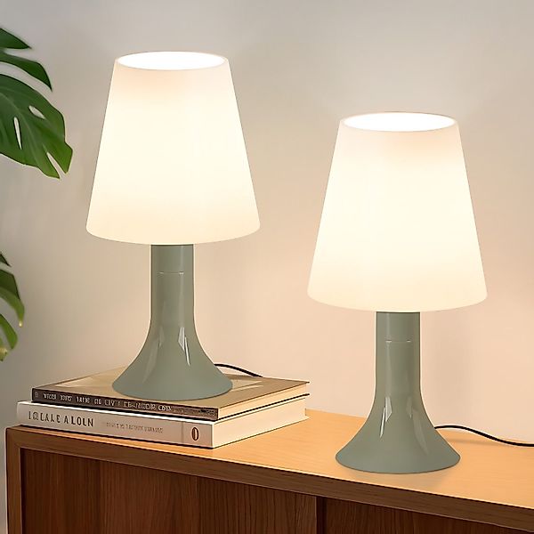 Nettlife Nachttischlampe 2er Set Tischlampe schlafzimmer günstig online kaufen