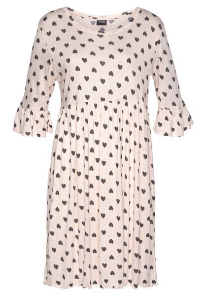 Vivance Dreams Nachthemd mit Kräuselsäumen günstig online kaufen