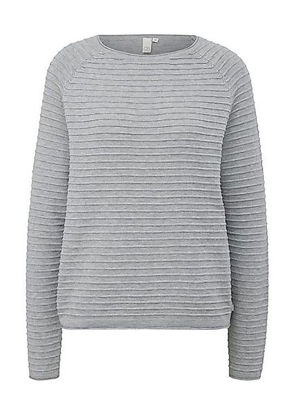 QS Strickpullover mit Strukturmuster günstig online kaufen