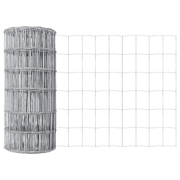 vidaXL Eurozaun 0,8 x 10 m PVC-beschichtetes Eisen 42004644 günstig online kaufen