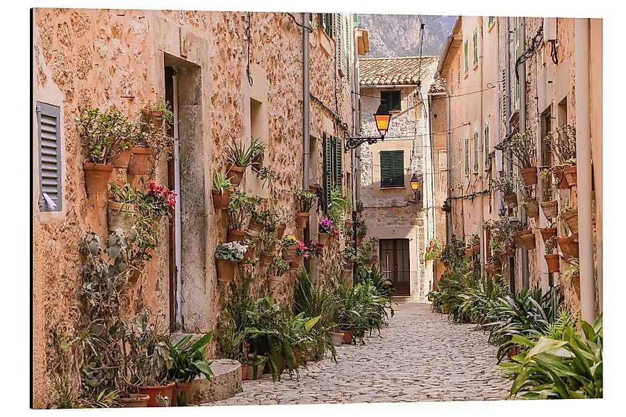 Posterlounge Wandbild Gasse in Valldemossa, Mallorca günstig online kaufen