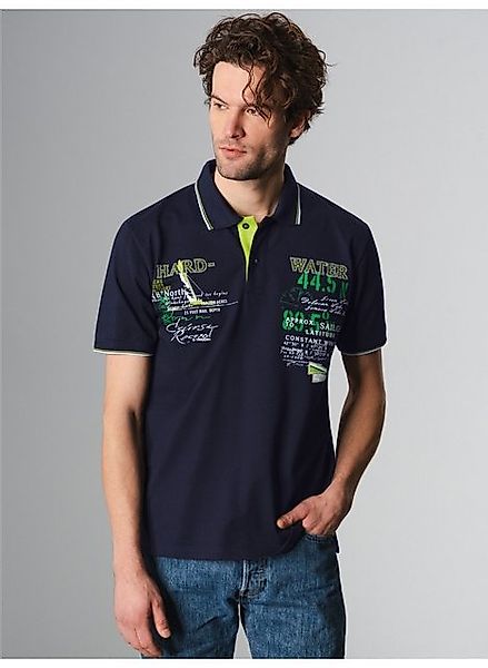 Trigema Poloshirt TRIGEMA Poloshirt mit maritimem Printmotiv (1-tlg) günstig online kaufen