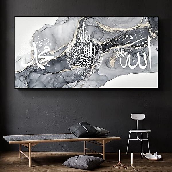 LYBOHO Leinwandbild Islamische Bilder Leinwand Malerei günstig online kaufen