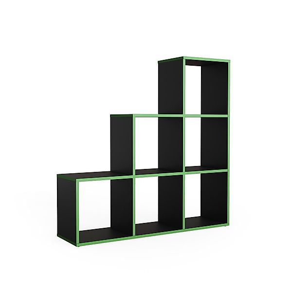 Vicco Raumteiler, Schwarz/Grün/Grün, 107.2 x 107.8 günstig online kaufen