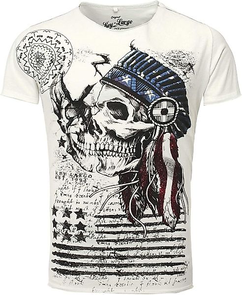 Key Largo T-Shirt T-Shirt Indian Skull günstig online kaufen