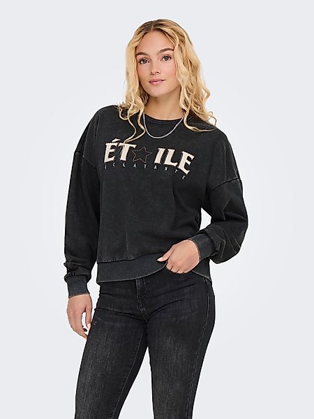 ONLY Sweatshirt ONLPENELOPE L/S BEADS O-NECK günstig online kaufen