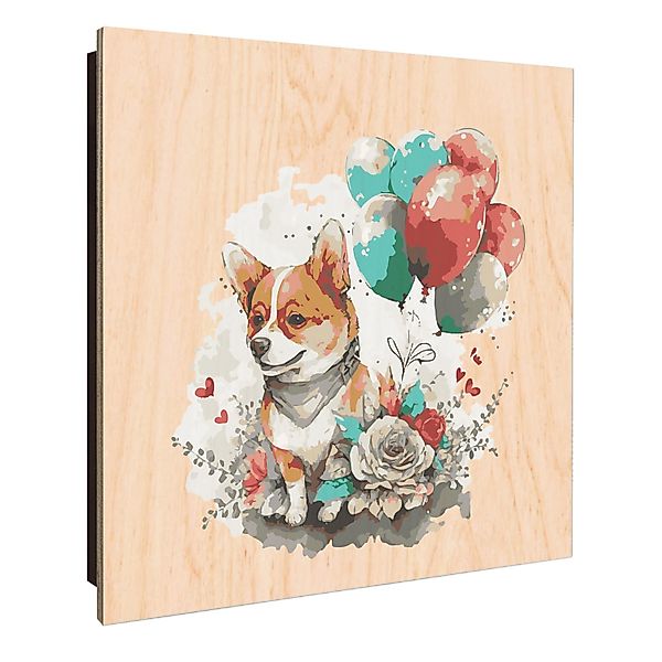 Banjado Großer Schlüsselkasten Holz 30x30cm Schwarz Scharnier Links 50 Hake günstig online kaufen