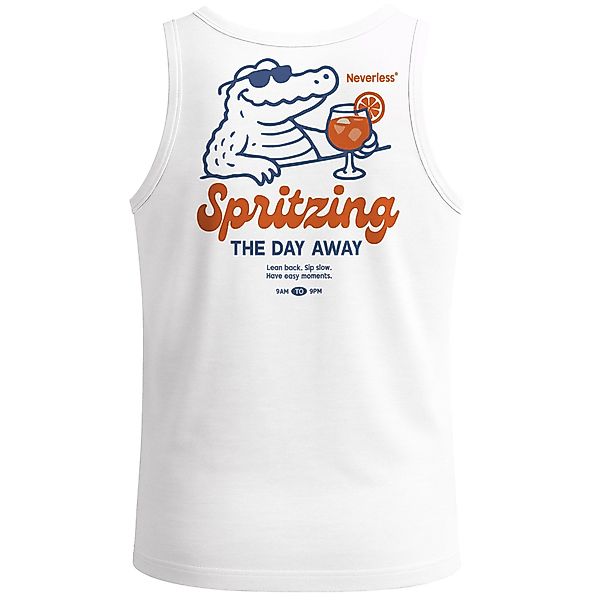 Neverless Tanktop Herren Tank-Top Backprint Spritzing günstig online kaufen