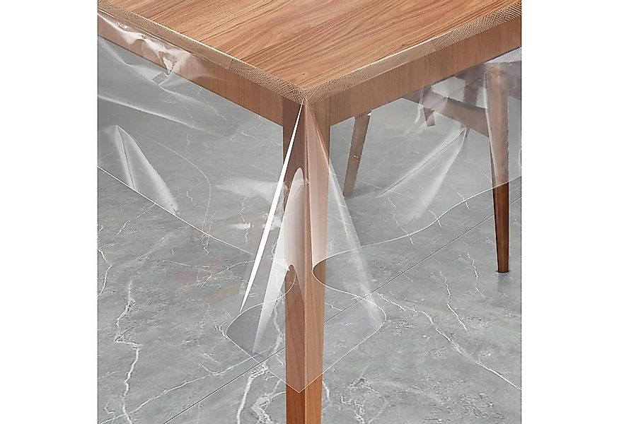 Emhelle Tischdecke Tischfolie Transparent Tischdecke Durchsichtig Tischschu günstig online kaufen