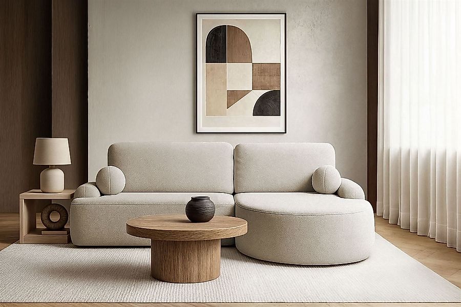 Lookway Ecksofa CLEO Rundes Ecksofa mit günstig online kaufen